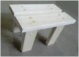 табурет мини, 0,3х0,2м, осина, банный перец