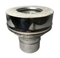 переход craft на сэндвич нержавеющий (310/0,8/304/0,5) ф130/230 по воде серый ral7024