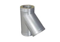 тройник феррум утепленный угол 135° нержавеющий (430/0,8мм)/оцинкованный, ф180/280, по воде