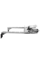 штанга феррум для стенового хомута нерж.(aisi 430), l=1000 мм черный ral9005