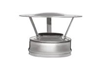 оголовок феррум нержавеющий, (430/0,5 мм), ф130/200, по воде ral9005 черный