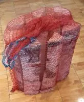 дрова березовые колотые, в сетке, 40 см, 1уп